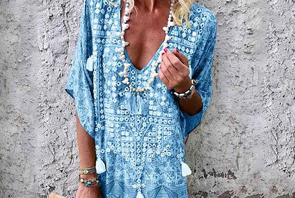 Caftano: ideale per la spiaggia ma anche per le calde serate estive